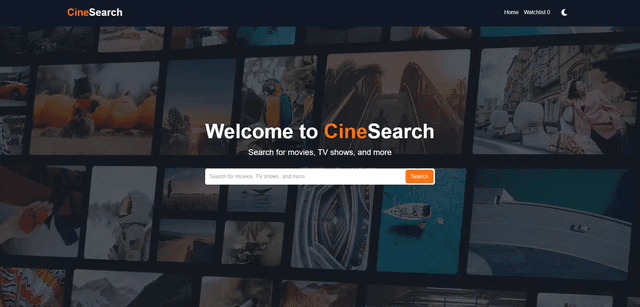 CineSearch - Movie Finder App